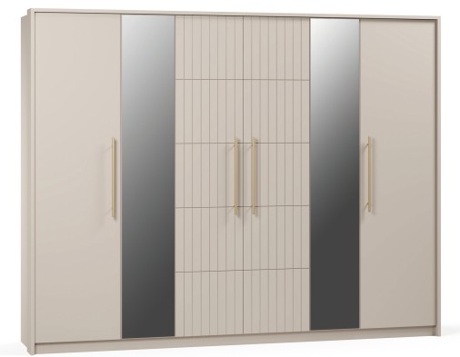 «Милан» Шкаф 6-ти створчатый