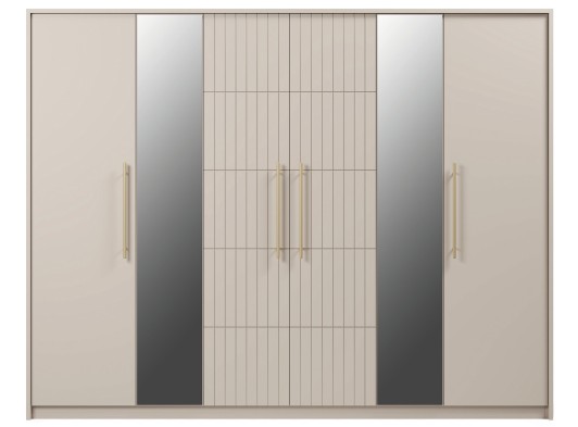 «Милан» Шкаф 6-ти створчатый