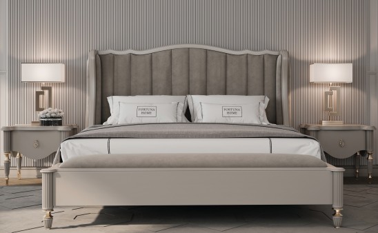 «Милена» Двуспальная кровать с ортопедическим основанием