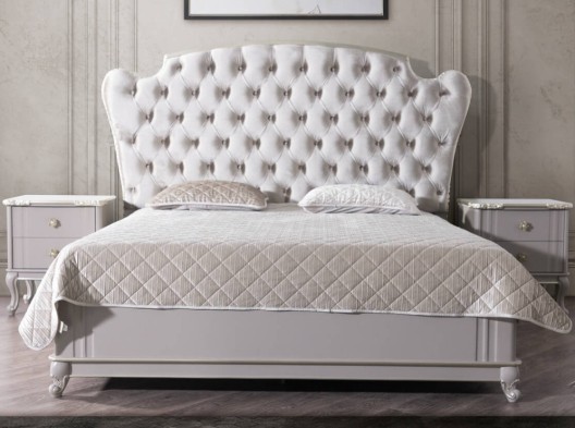 «Мия» Модульный спальный гарнитур (Платина)