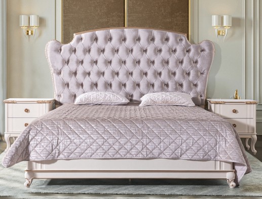 «Мия» Модульный спальный гарнитур (Крем)