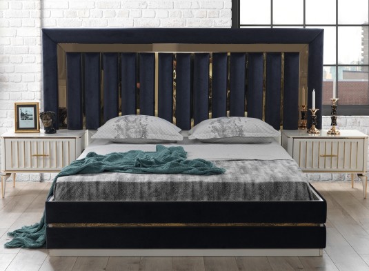 «Монако» Мягкая двуспальная кровать с ортопедическим основанием