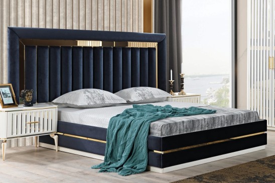 «Монако» Мягкая двуспальная кровать с ортопедическим основанием