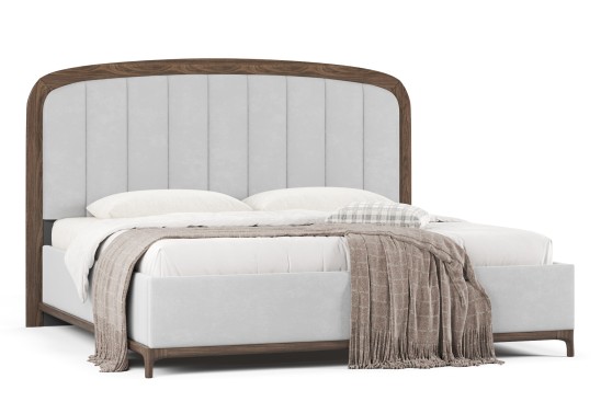 «Неаполь» Мягкая двуспальная кровать с ортопедическим основанием