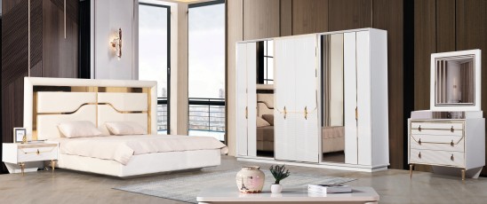 «Стиль» Мягкая двуспальная кровать с ортопедическим основанием