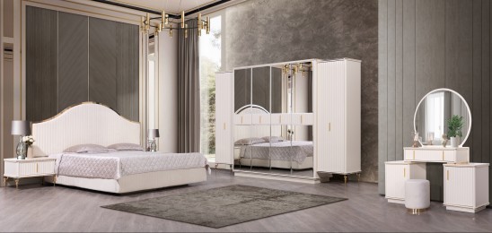 «Элен» Мягкая двуспальная кровать с ортопедическим основанием