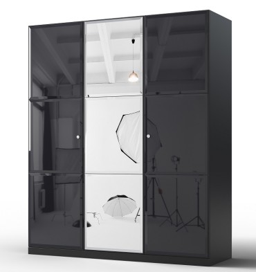 «Монако» Шкаф распашной для одежды 3Д КМК 0673.13 