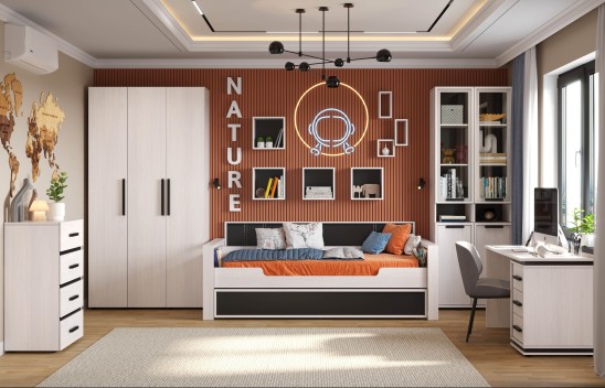 «Nature» Детская модульная Ясень Анкор светлый «Nature» Детская модульная Ясень Анкор светлый