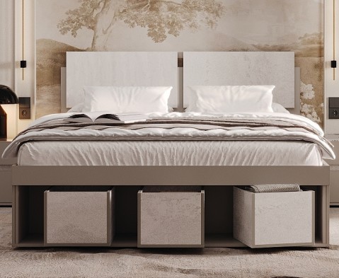 «Прайм» Кровать двуспальная с ортопедическим основанием металл «Прайм» Кровать двуспальная с ортопедическим основанием металл