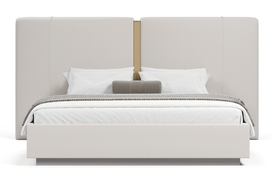 «Атланта» Мягкая двуспальная кровать с ортопедическим основанием