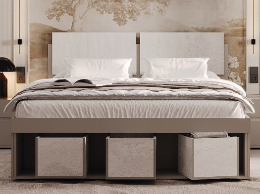 «Прайм» Кровать двуспальная Люкс с подъемным механизмом «Прайм» Кровать двуспальная Люкс с подъемным механизмом