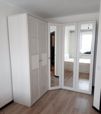 «Парма нео» Шкаф угловой Ясень анкор светлый