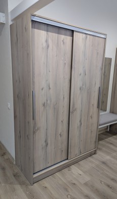 Шкаф-купе 1200 «Strike» ЛДСП/ЛДСП