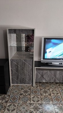 «Монако» Шкаф с витриной 2Д КМК 0673.5 «Монако» Шкаф с витриной 2Д КМК 0673.5