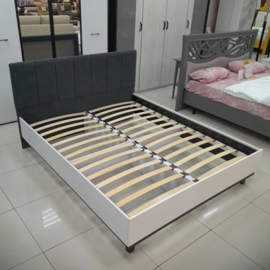 «Шарлиз» (спальня) Кровать с мягкой спинкой основание Лайт