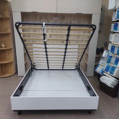 «Шарлиз» (спальня) Кровать со спинкой из МДФ основание с подъем.мех-ом «Шарлиз» (спальня) Кровать со спинкой из МДФ основание с подъем.мех-ом