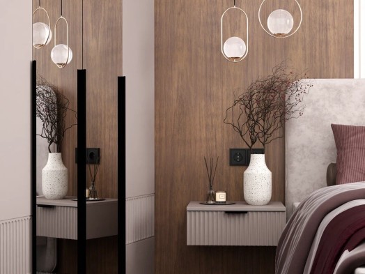 «Сатин» Модульный спальный гарнитур