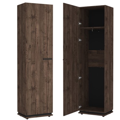 «Nature» Шкаф для одежды и белья 8 Дуб Апрель темный