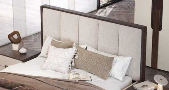 «Диана» Модульный спальный гарнитур (Венге/Крем)