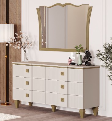 «Каролина» Комод с зеркалом «Каролина» Комод с зеркалом