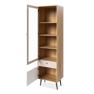 «Вега Саксония» Шкаф-витрина Миндаль