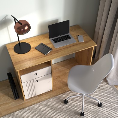 «Вега Саксония» Стол письменный Миндаль