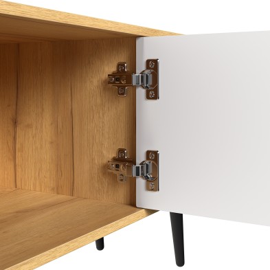 «Вега Саксония» Тумба под ТВ 1500 с ящиками Миндаль