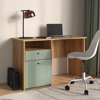 «Вега Саксония» Столь письменный Серо-зелёный