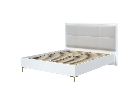 «Афина» Кровать с мягкой спинкой и основанием Лайт