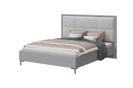 «Афина» Кровать с мягкой спинкой, подъемным механизмом и бельевым ящиком