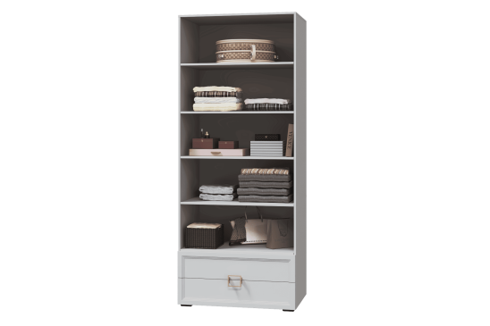 «Афина» Шкаф для одежды 2-х створчатый с ящиками