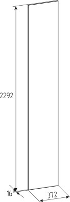 «Рум» Дверь распашная СТАНДАРТ 370мм