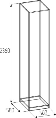 «Рум» Корпус шкафа 500мм «Рум» Корпус шкафа 500мм