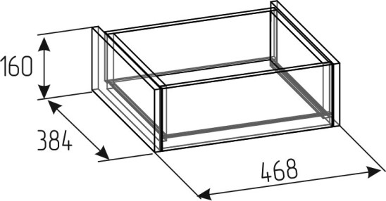 «Рум» Ящик выдвижной к корпусу 388 «Рум» Ящик выдвижной к корпусу 388