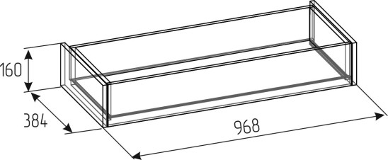 «Рум» Ящик выдвижной к корпусу 388 «Рум» Ящик выдвижной к корпусу 388