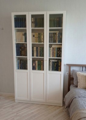 «Харрис» 31 Шкаф для книг одностворчатый Белый