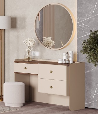 «Ирис» Столик туалетный  с пуфом и зеркалом