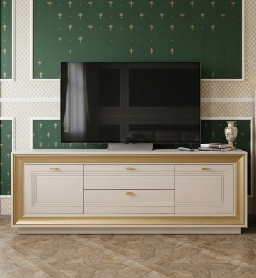 «Прато» Тумба под ТВ 1800 ГТ.0344.302.003 Зефир/Миндаль