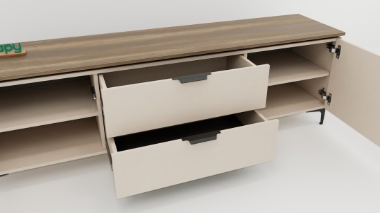 «Джулия» Тумба под ТВ м.3 на ножках