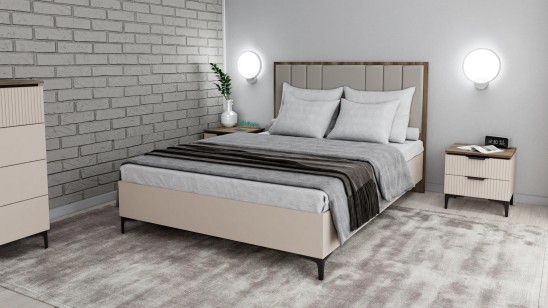 «Джулия» Кровать (на ножках) с ортопедическим основанием