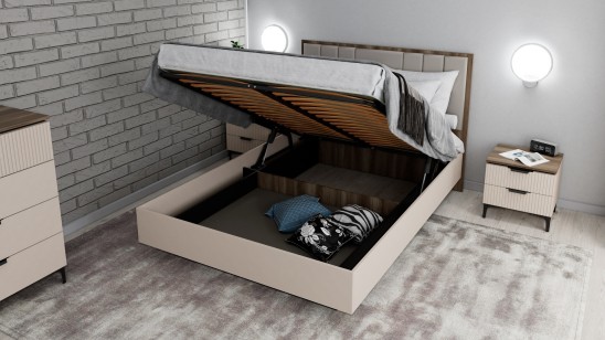 «Джулия» Кровать парящая с подъемным мех-мом