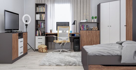 «Мальма» Комод с 2-мя дверками и 3 ящиками МН-135-02 «Мальма» Комод с 2-мя дверками и 3 ящиками МН-135-02