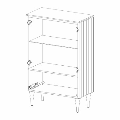 «Лоренсо» Неман Шкаф комбинированный  МН-043-01