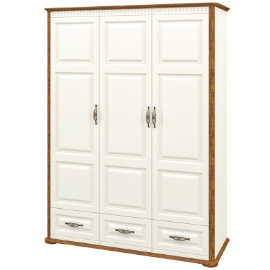 «Марсель» Неман Шкаф 3-х створчатый с ящиками для одежды МН-126-03