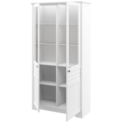 «Денвер» Неман Шкаф-витрина 2 стеклодвери МН-040-14