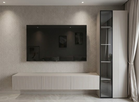 «Андера» Тумба ТВ навесная 1950 (мод.3)