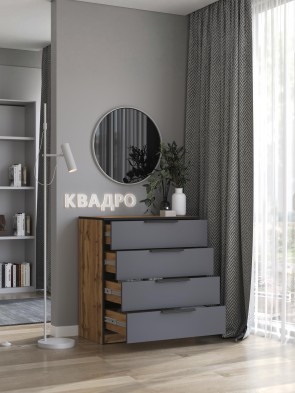 «Квадро» Комплект накладок М188х746 (4шт) гладкая для комода