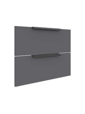 «Квадро» Комплект накладок М188х496 (2шт) гладкая для тумбы под ТВ