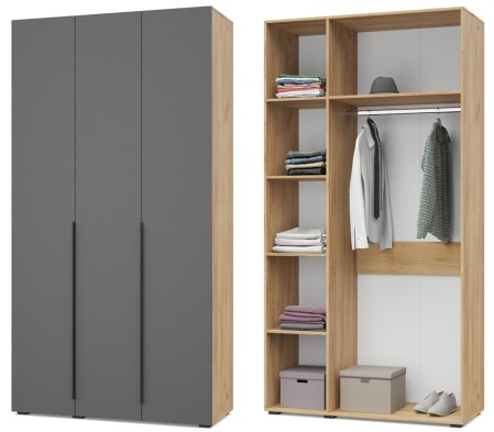 «Харди» Шкаф 3-х створчатый Х31 (Модериум)