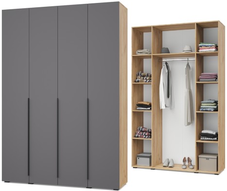 «Харди» Шкаф 4-х створчатый Х41 (Модериум)